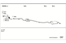 Výfukový systém WALKER BWK022665A