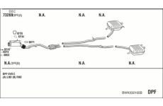 Výfukový systém WALKER BWK032105B