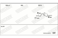 Výfukový systém WALKER BWK033387A