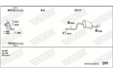 Výfukový systém WALKER BWK033387B