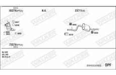 Výfukový systém WALKER BWK033392B