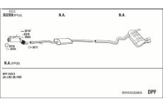 Výfukový systém WALKER BWK033396A