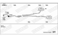 Výfukový systém WALKER BWK033765AB
