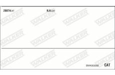 Výfukový systém WALKER BWK055565