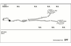 Výfukový systém WALKER BWK058837AB