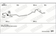 Výfukový systém WALKER BWK059222BA