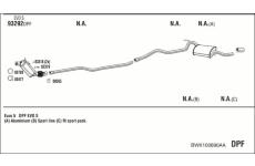 Výfukový systém WALKER BWK100890AA