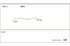 Výfukový systém WALKER BWK110018A
