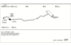 Výfukový systém WALKER BWK116656AB