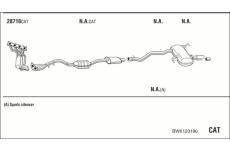 Výfukový systém WALKER BWK123190