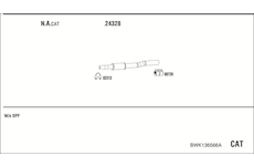 Výfukový systém WALKER BWK136566A