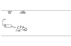 Výfukový systém WALKER CI11007