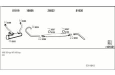 Výfukový systém WALKER CI11015