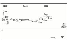 Výfukový systém WALKER CI15029