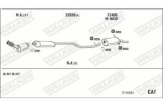 Výfukový systém WALKER CI16081