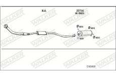 Výfukový systém WALKER CI25002