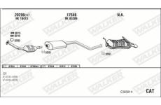 Výfukový systém WALKER CI25014