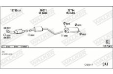 Výfukový systém WALKER CI25017