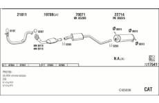 Výfukový systém WALKER CI25039