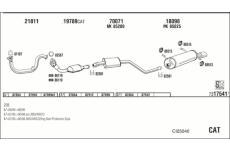 Výfukový systém WALKER CI25040