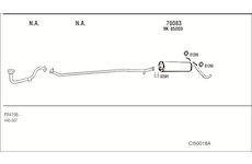 Výfukový systém WALKER CI50018A