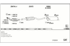 Výfukový systém WALKER CI55004