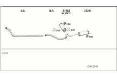 Výfukový systém WALKER CI61031B