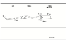 Výfukový systém WALKER CI65000