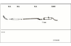 Výfukový systém WALKER CI70003B