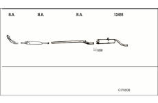 Výfukový systém WALKER CI70008