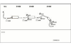Výfukový systém WALKER CI80001A