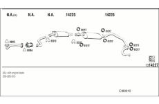 Výfukový systém WALKER CI80015