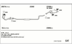 Výfukový systém WALKER CIH17331B
