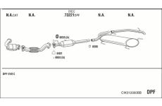 Výfukový systém WALKER CIK012060BB