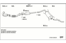 Výfukový systém WALKER CIK012065A