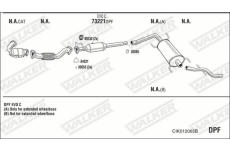 Výfukový systém WALKER CIK012065B