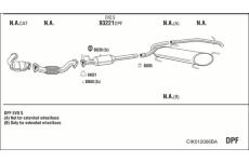 Výfukový systém WALKER CIK012066BA
