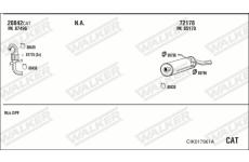 Výfukový systém WALKER CIK017961A