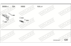 Výfukový systém WALKER CIK022481