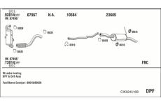 Výfukový systém WALKER CIK024516B