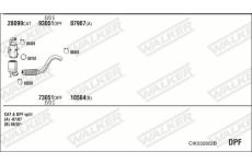 Výfukový systém WALKER CIK032802B