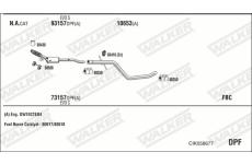 Výfukový systém WALKER CIK058677