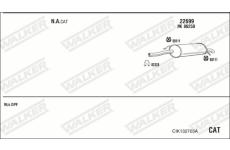 Výfukový systém WALKER CIK132705A