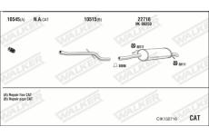 Výfukový systém WALKER CIK132716