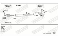 Výfukový systém WALKER CIK134080AB