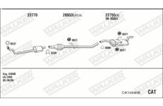 Výfukový systém WALKER CIK134080B