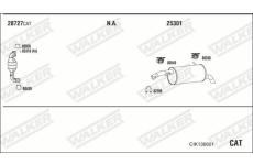 Výfukový systém WALKER CIK136601