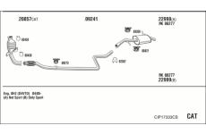Výfukový systém WALKER CIP17333CB