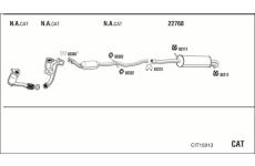 Výfukový systém WALKER CIT15913