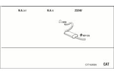 Výfukový systém WALKER CIT16268A